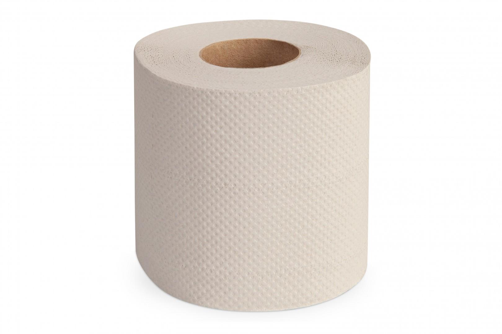 Huchtemeier Toilettenpapier, 2-lagig, Weiß, 8 x 250 Blatt, 64 Rollen