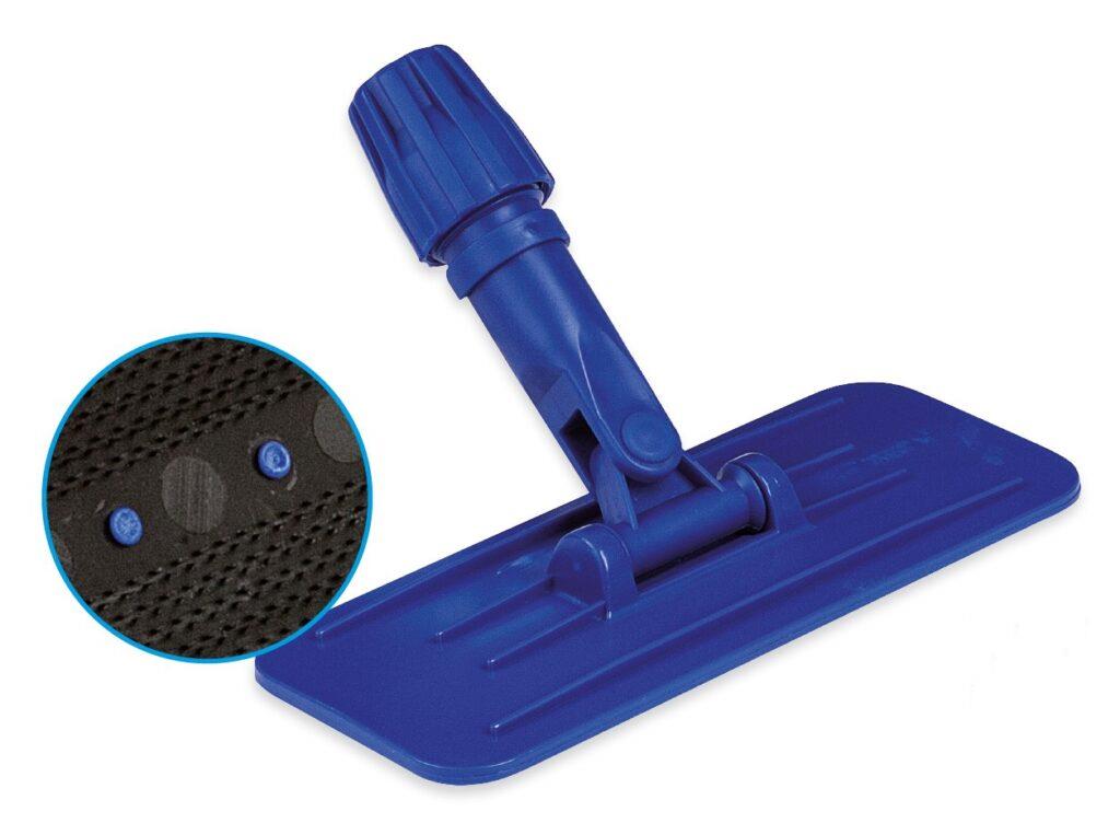 Handpadhalter mit Stielaufnahme, 230 x 95 mm, Blau