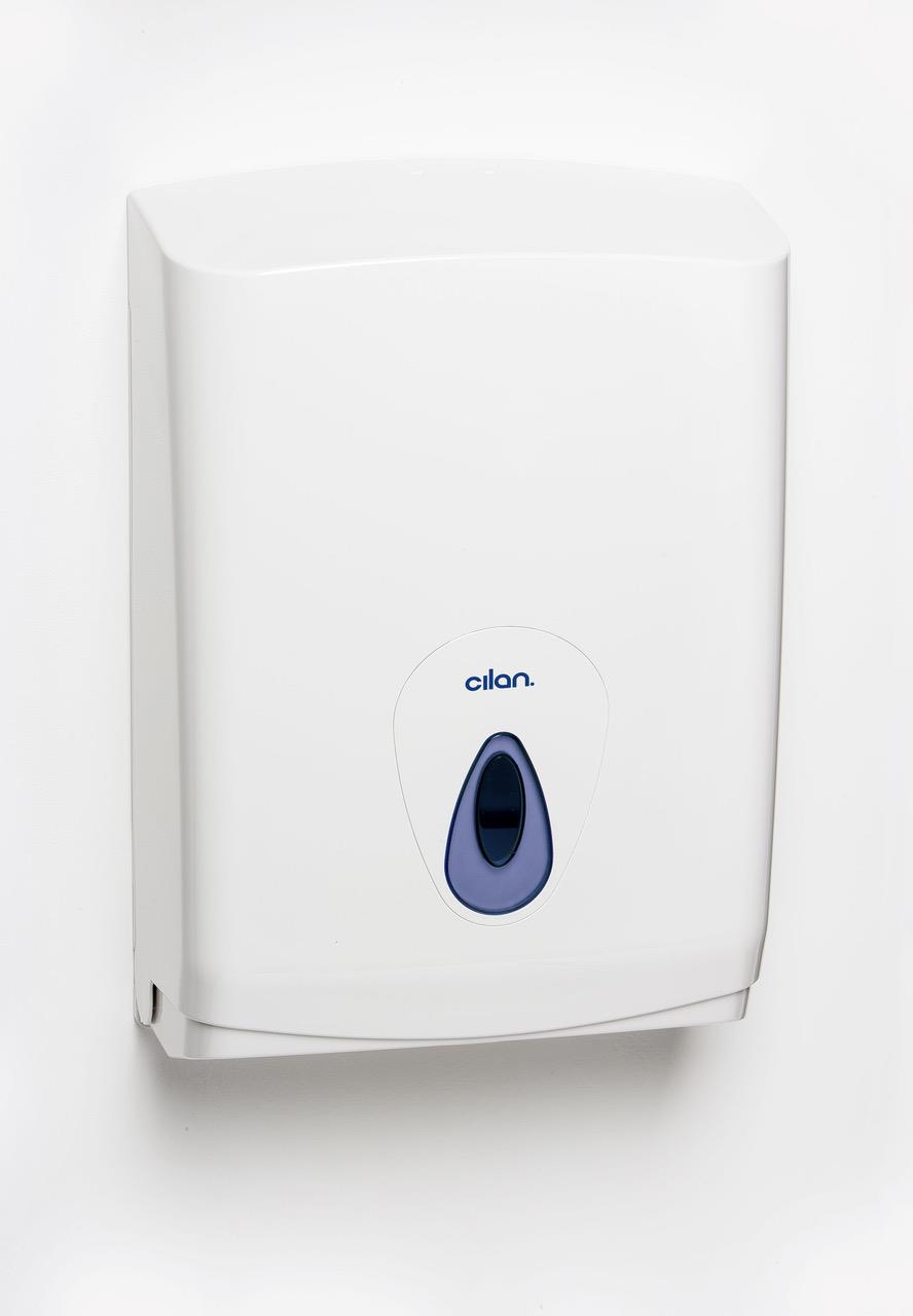 Cilan Falthandtuchspender HT10, Weiß